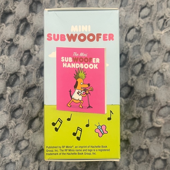 Running Press Mini SubWOOFer Wireless Speaker - New - Picture 5 of 6